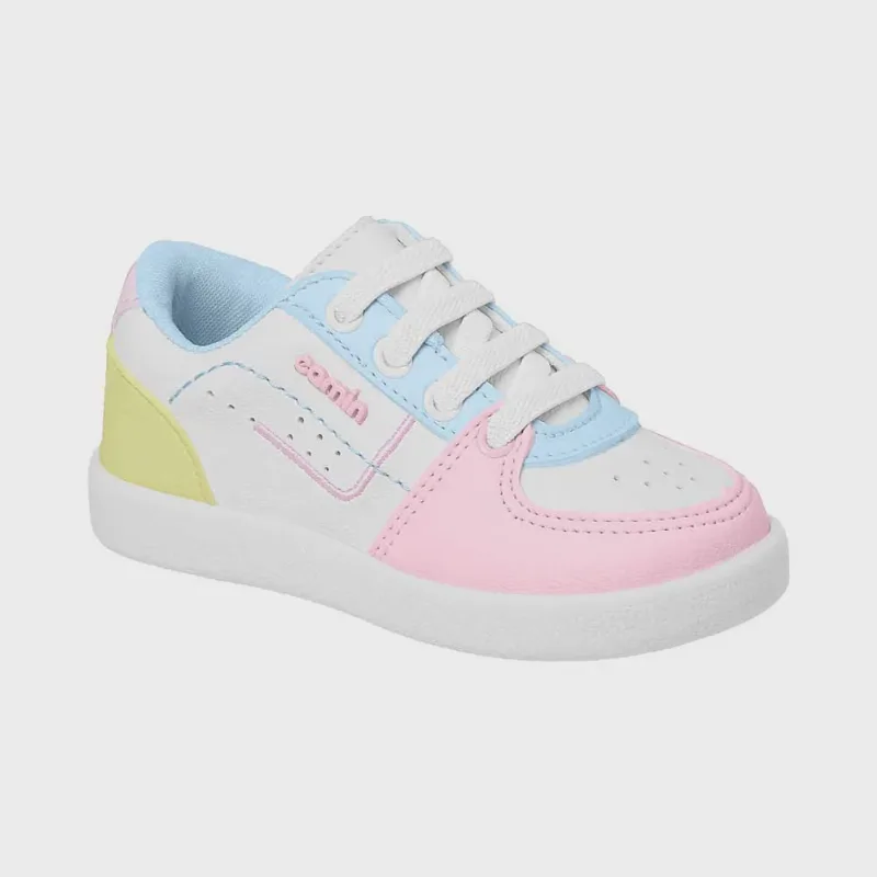 Tênis Infantil Joy Carinho Branco Colorido Camin 2548-892