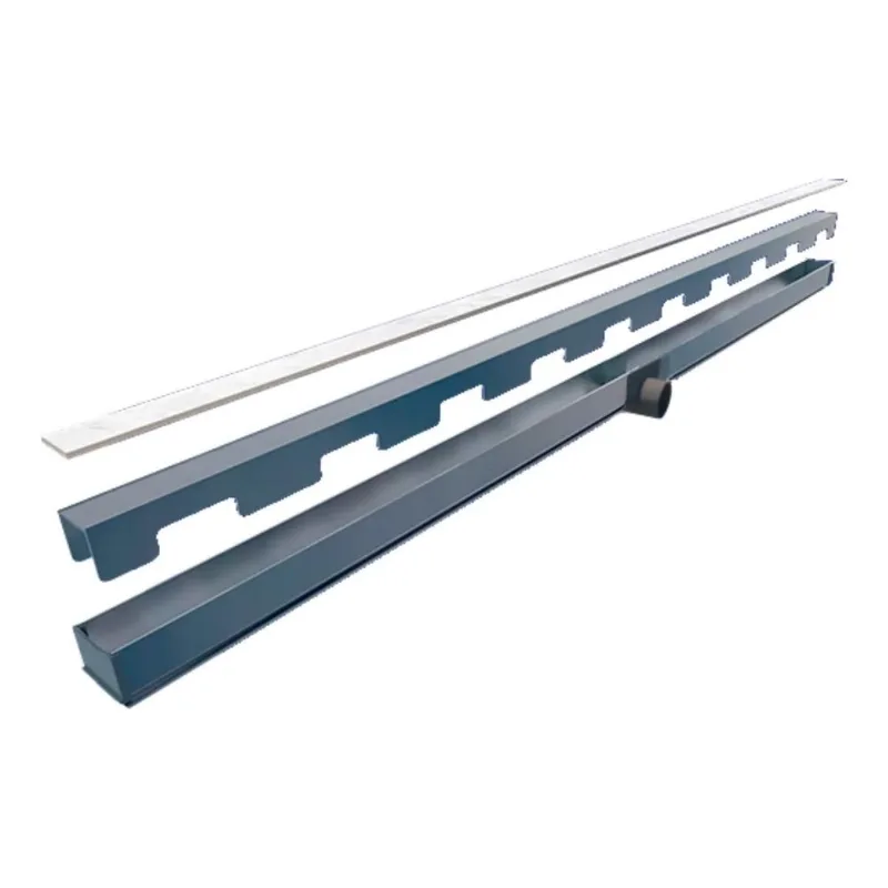 Ralo Linear Oculto Topbox com Saída Central Horizontal 60cm TopMax 60cm