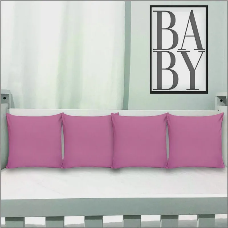Kit Mini Berço 4 peças Rosa