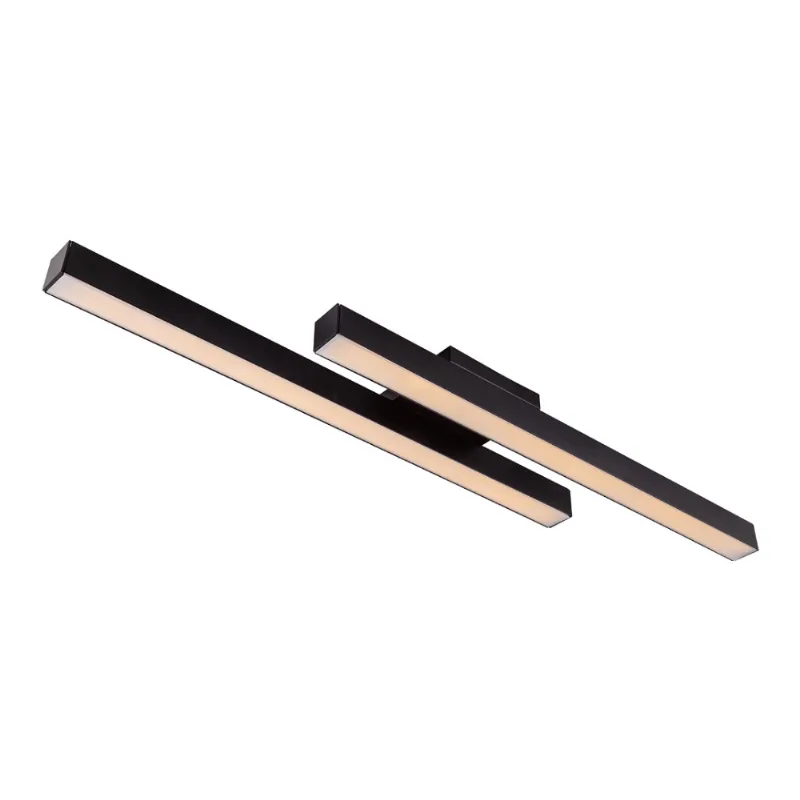 Plafon Led Urban Profile Quadrado 3000k Preto Startec
