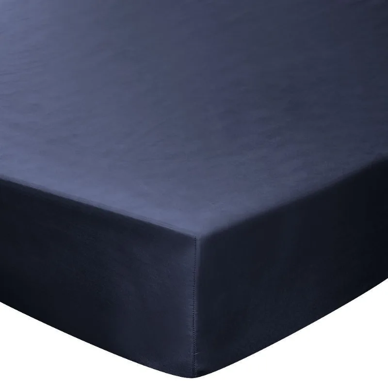 Lençol Avulso Queen Com Elástico Microfibra Liso Havan Casa - Azul Marinho