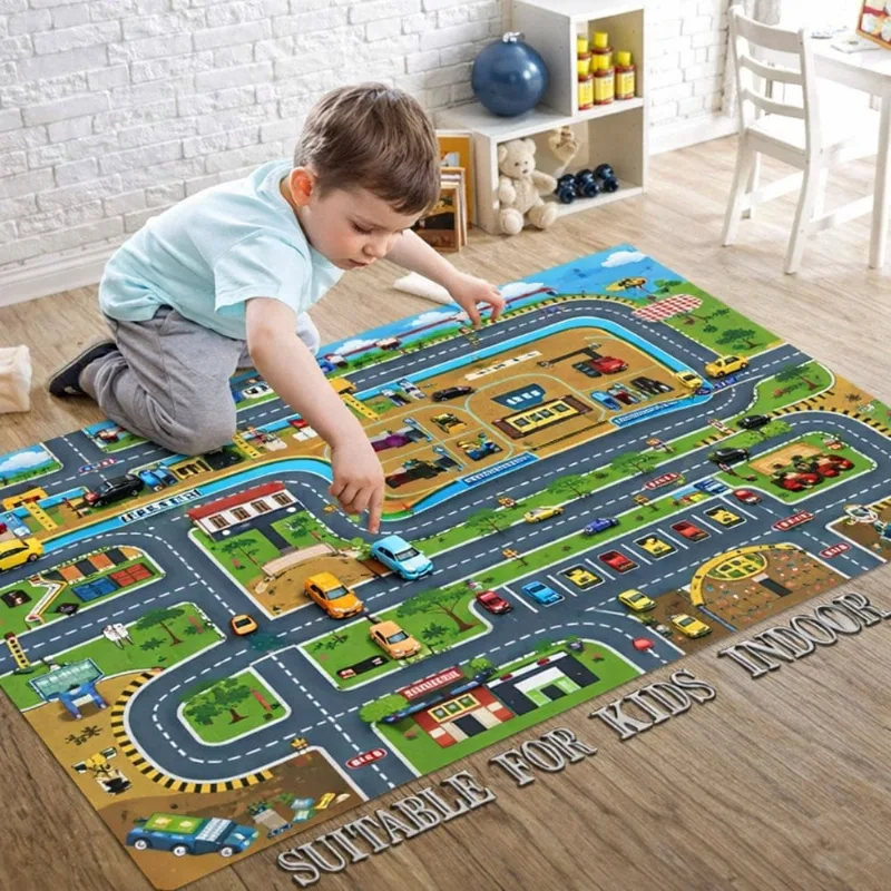 Conjunto Carrinho com Tapete e Acessórios - Genérica