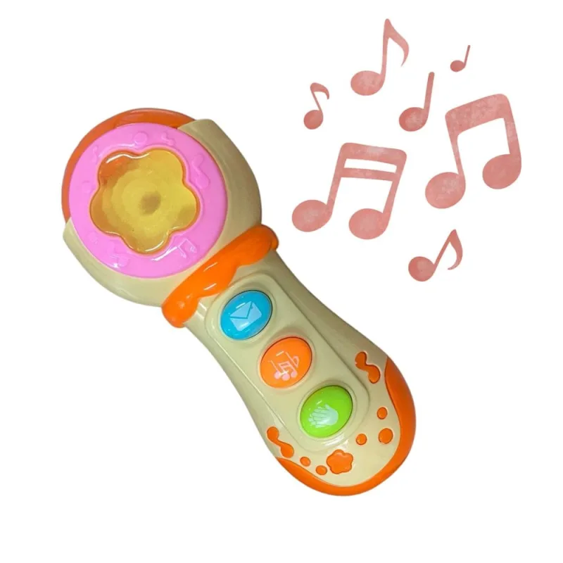 Brinquedo Mini Microfone Musical Infantil - Genérica