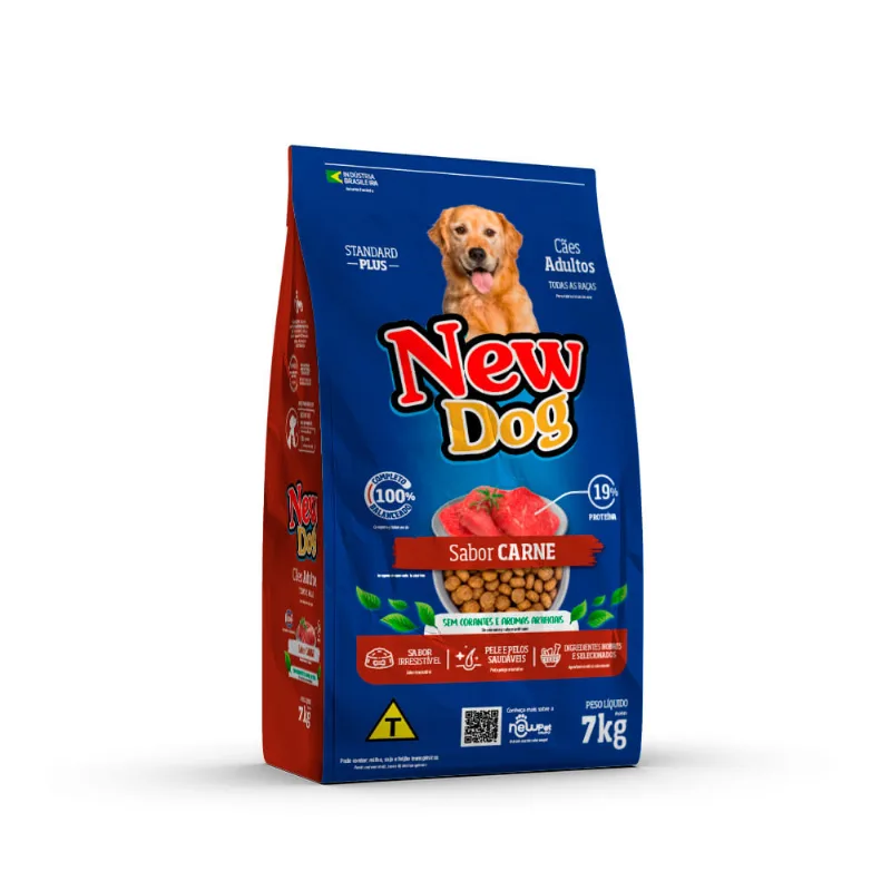 Ração Carne New Dog 7kg