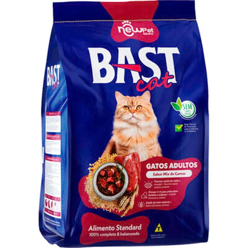 Alimento para Gatos Bast Cat Carne 6kg