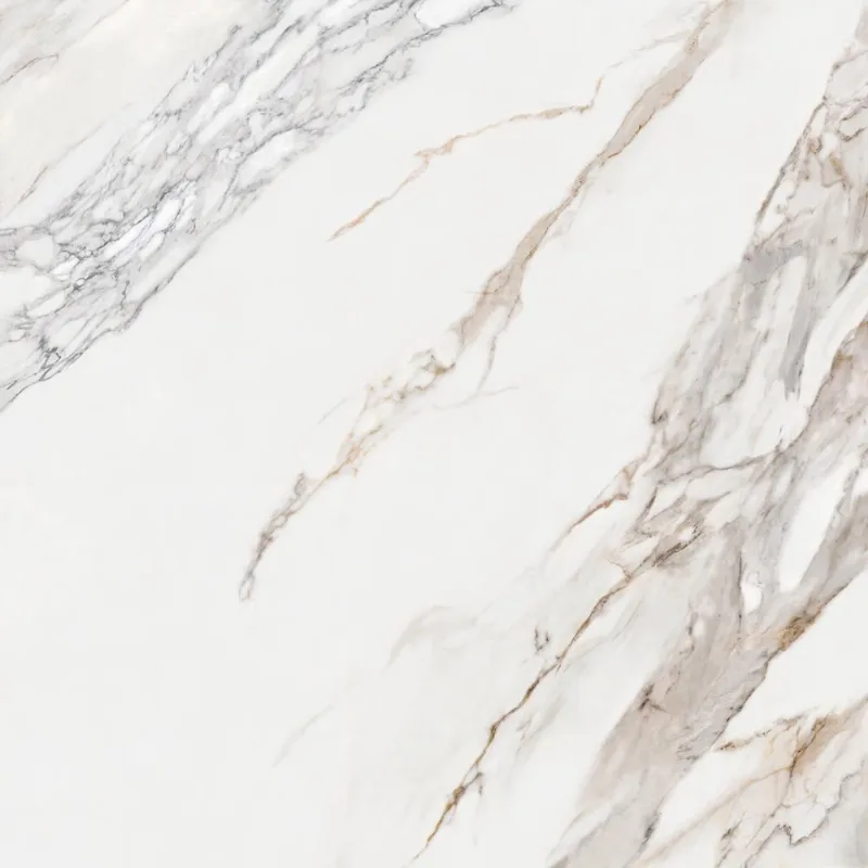 Porcelanato Marmorizado Polido Retificado Calacatta Oro Supreme Tipo A 120X120CM - 01.013081 - Cerbras
