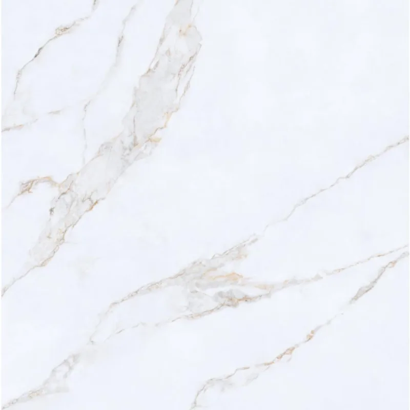 Porcelanato Marmorizado Acetinado Retificado Calacatta Radiance Tipo A 94,5X94,5CM - 01.014661 - Cerbras