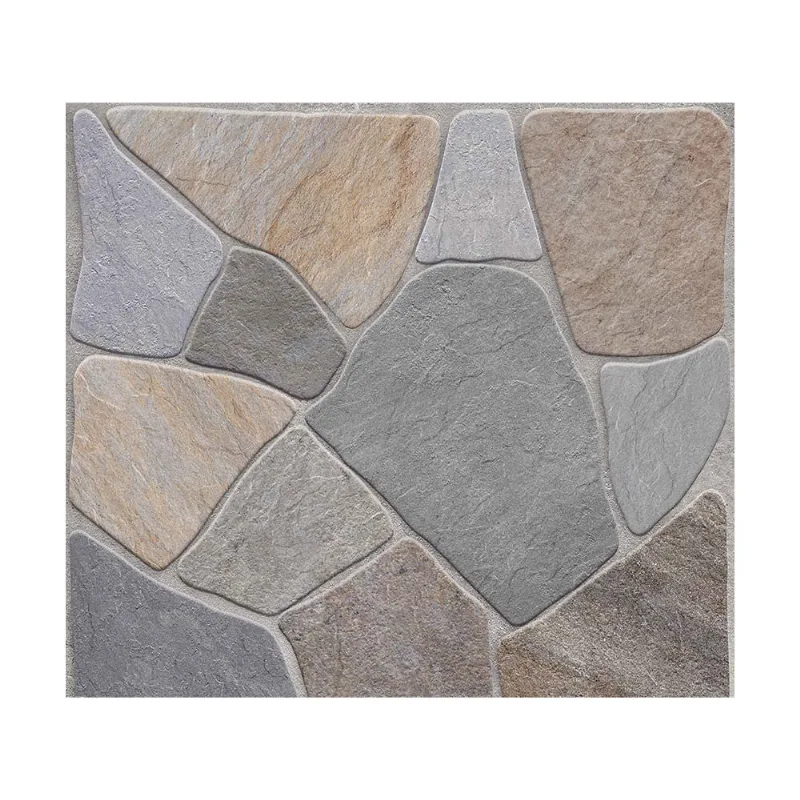 Piso Pedra Granilhado Ubajara Cinza Tipo A 57x57cm - 01.016141 - Cerbras