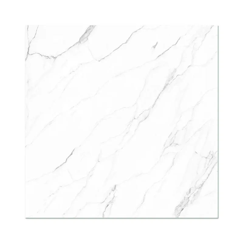 Porcelanato Marmorizado Polido Retificado Olimpo Branco Tipo A 90x90cm - 01.019281 - Cerbras