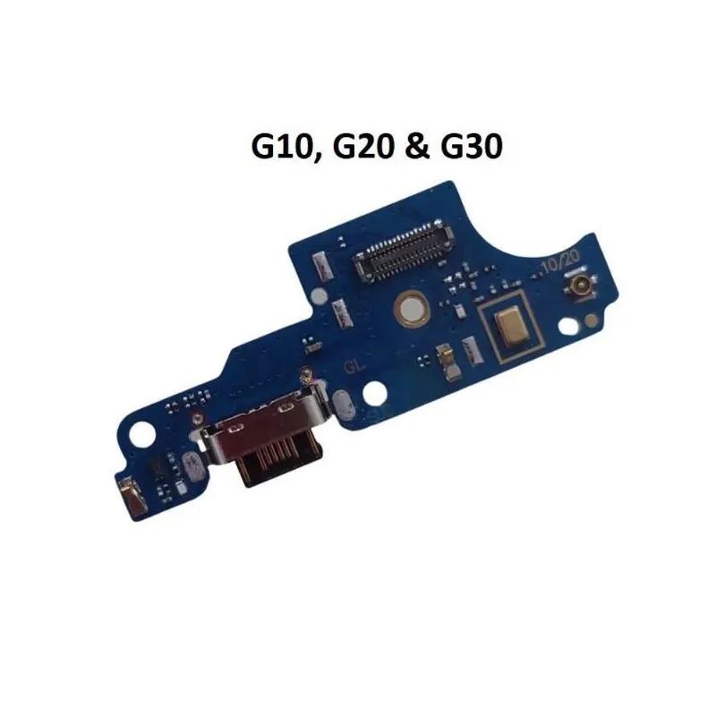 Conector De Carga Flex Com Placa Moto G10, G20 & G30 Xt2128