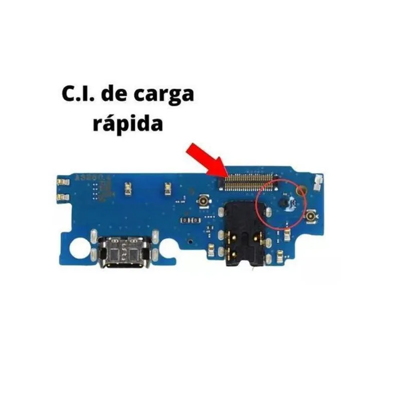 Conector De Carga Flex Com Placa Completa Para A32 5G A326