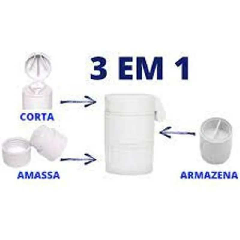 Amassador De Comprimidos 3 Em 1
