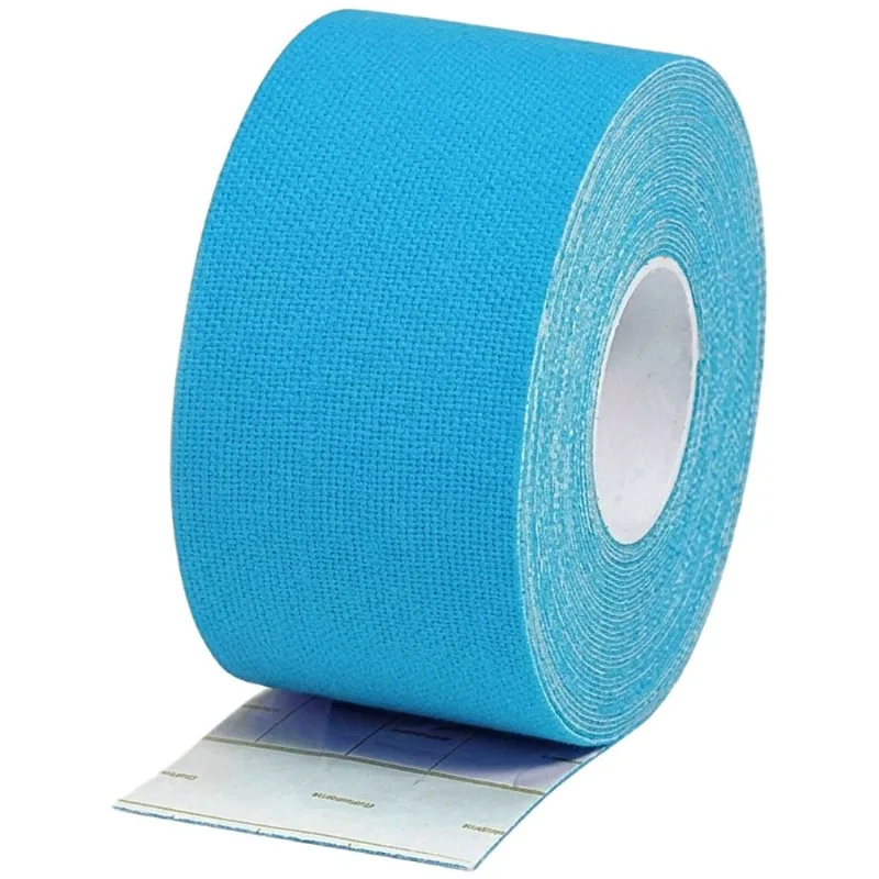 Bandagem Elástica Adesiva Kinesio Supermedy 5cmx5m Azul