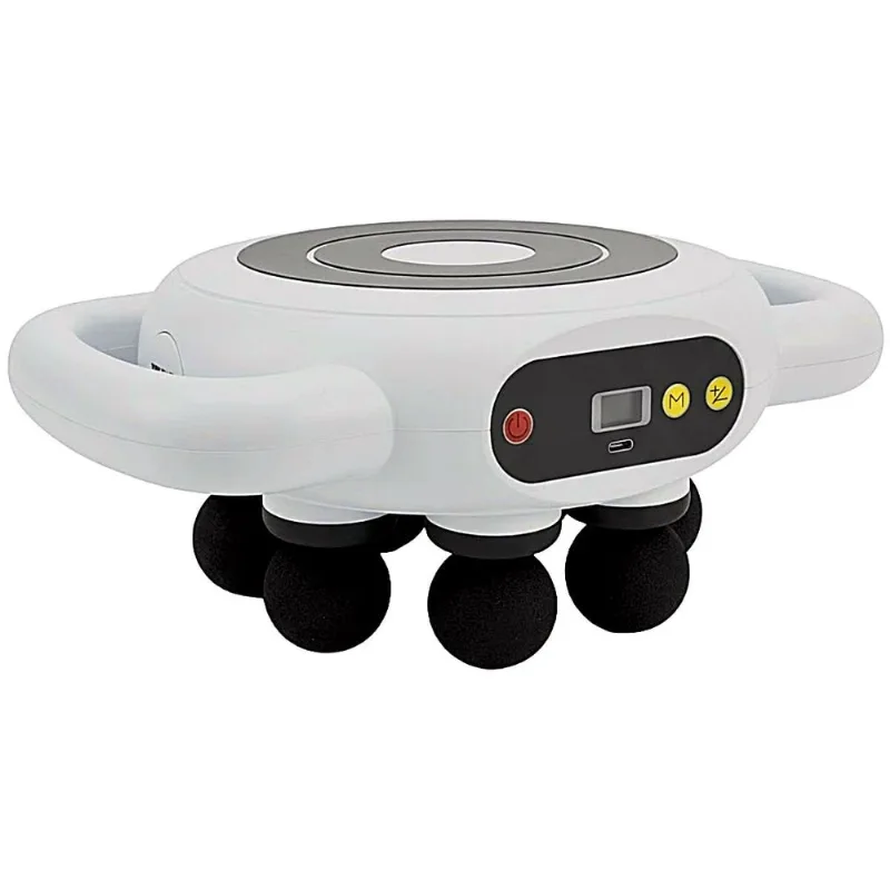 Massageador Circular Massager Recarregável com 8 Ponteiras