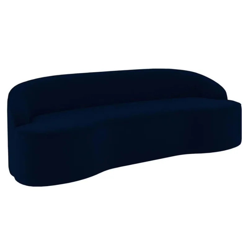 Sofá 3 Lugares Para Sala De Estar Living 210cm Theo D06 Veludo Royal - Mpozenato - Mpozenato
