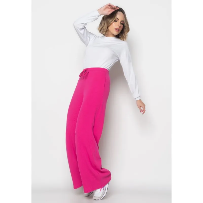Blusa Morcego Gola Canoa Manga Longa Canelada Branca Salvatore Tamanho P