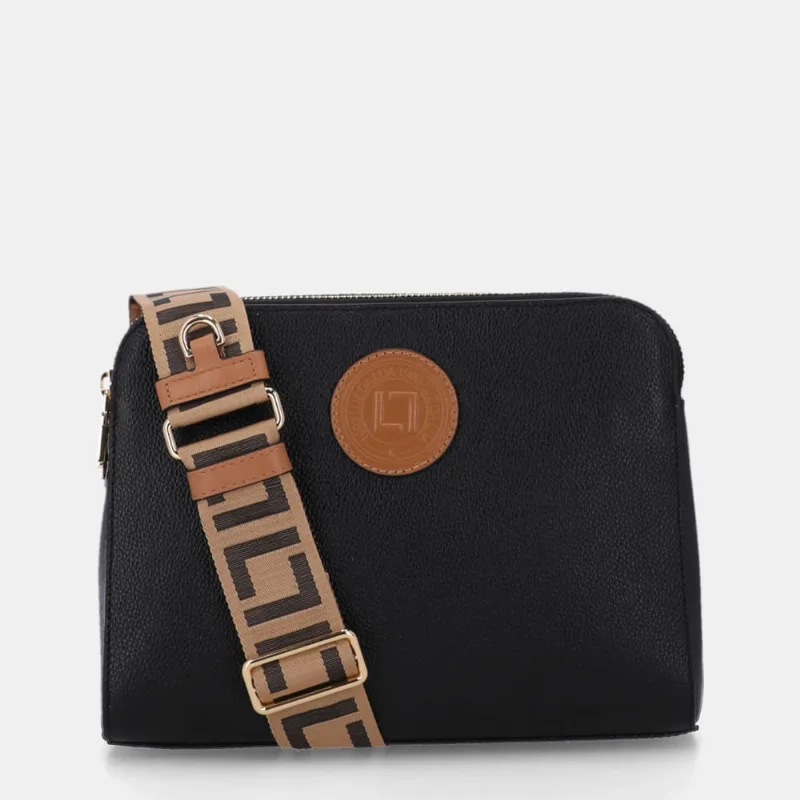Bolsa Bella Tiracolo Média New Ridge Preto - 10006111 UN