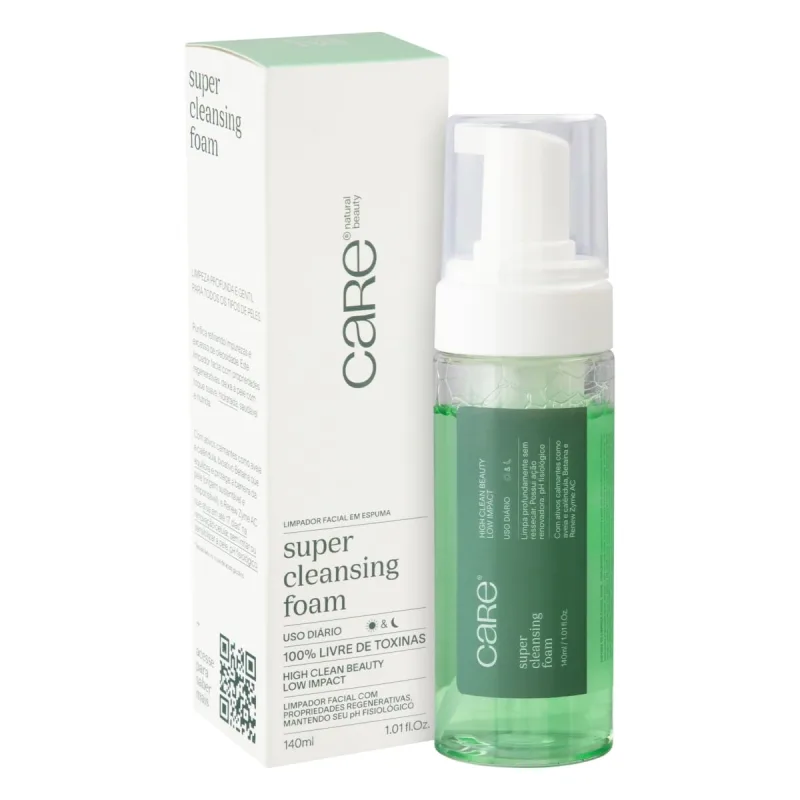 Espuma De Limpeza Care Super Cleansing Foam 140ml - Care - Dermo E Beleza