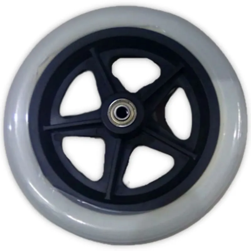 Roda com Pneu Aro 8 para Cadeira Rodas D600 Dellamed - unidade - Dellamed
