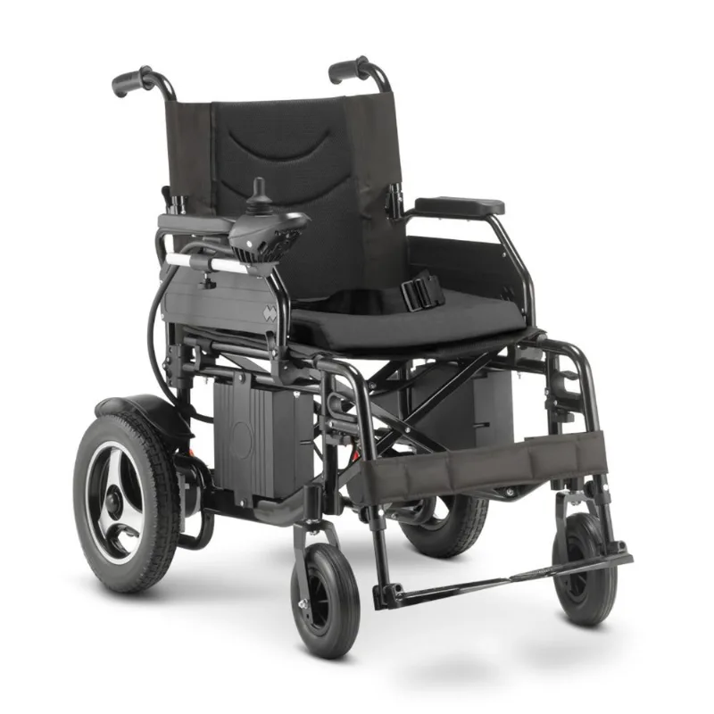 Cadeira de Rodas Motorizada Dobrável até 120 kg Assento de 48 cm D800 Dellamed