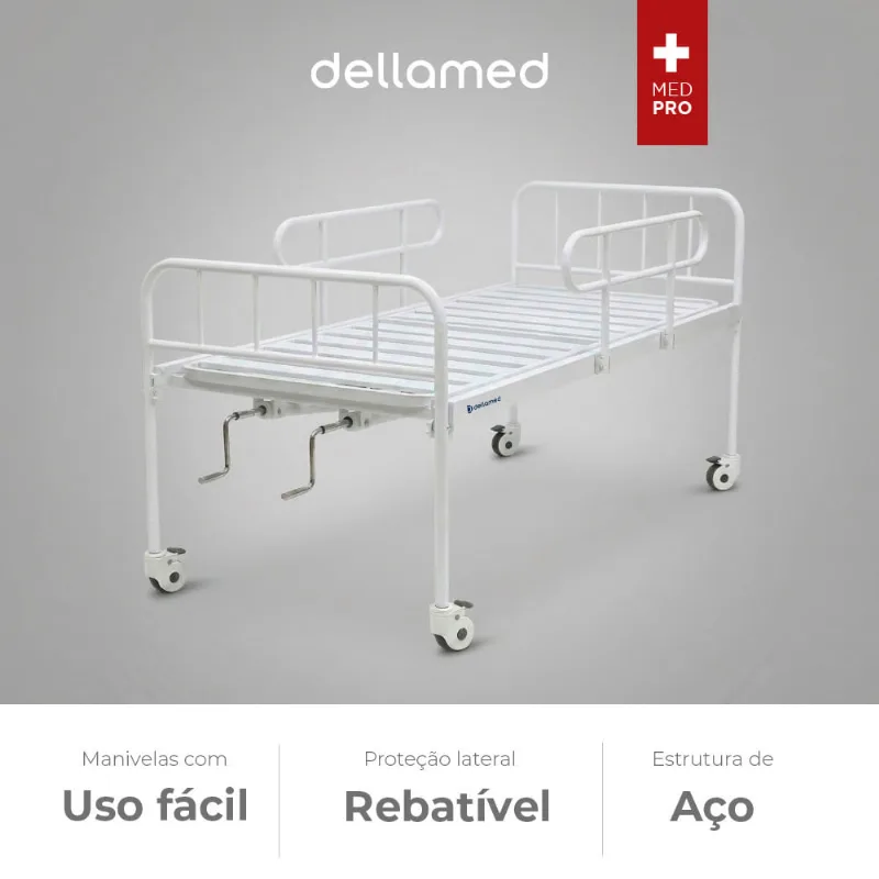 Cama Hospitalar 2 Movimentos DX Dellamed unico - Dellamed