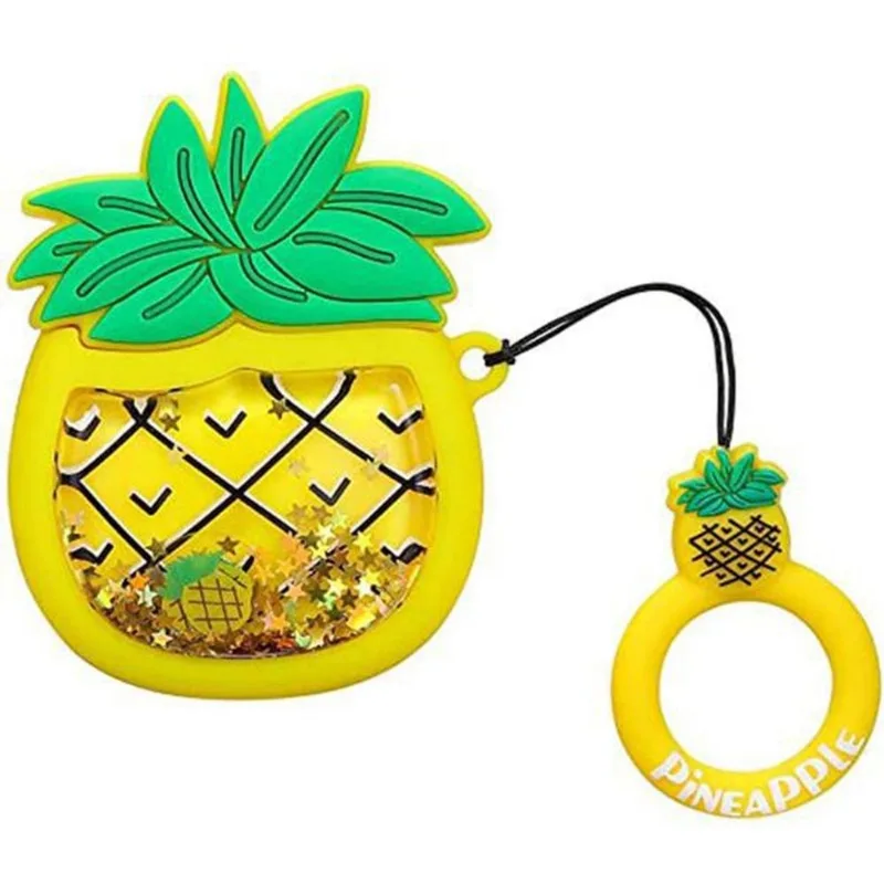 Case Personalizada Para Airpods 1 E 2 - Abacaxi-brilhante