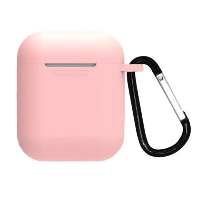 Capa Case Para Airpods Anti Queda Silicone - Rosa Claro