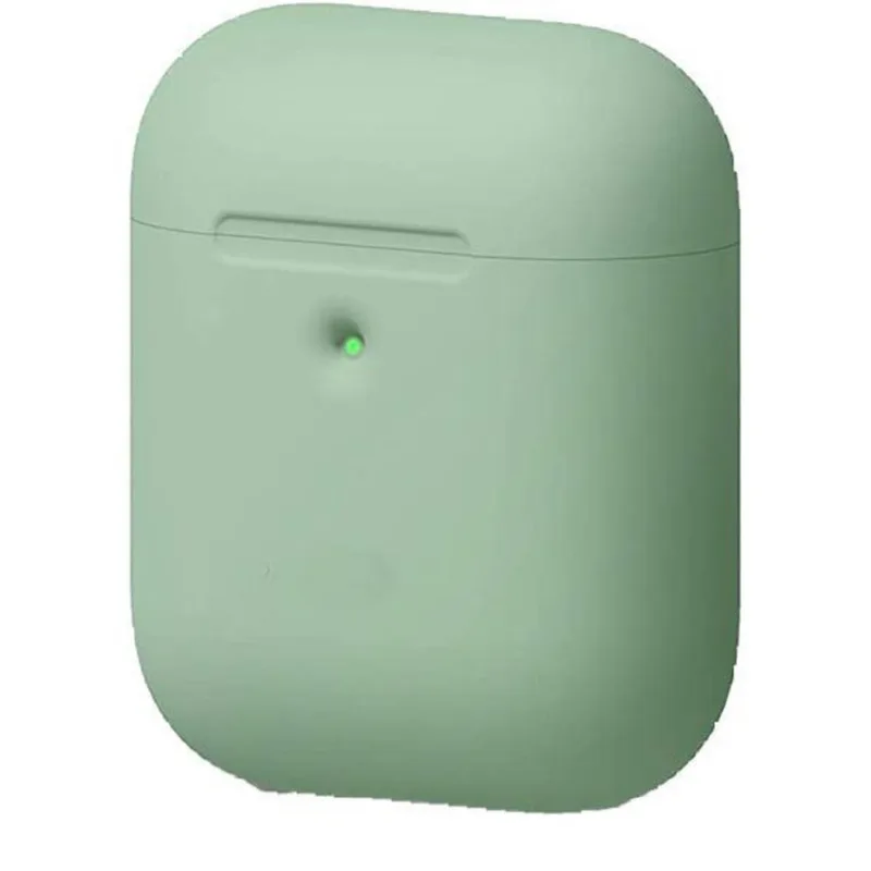 Capa Case Para Airpods Anti Queda Silicone - Verde Claro