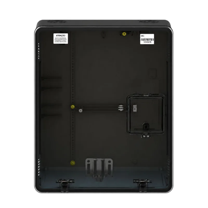 Caixa para 1 Medidor Trifásico CMD3 M3 Visor Vidro Padrão Energisa TAF CX MED CMD3 P3 DISJ DIR 2T ENERGISA DPS