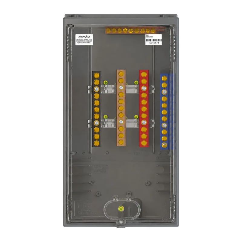 Caixa de Derivação Trifásica P6 com Barramento CB200 Energisa TAF CX DERIV.TRIFAS P6 COM BARRAMENTO CB200 ENERGISA
