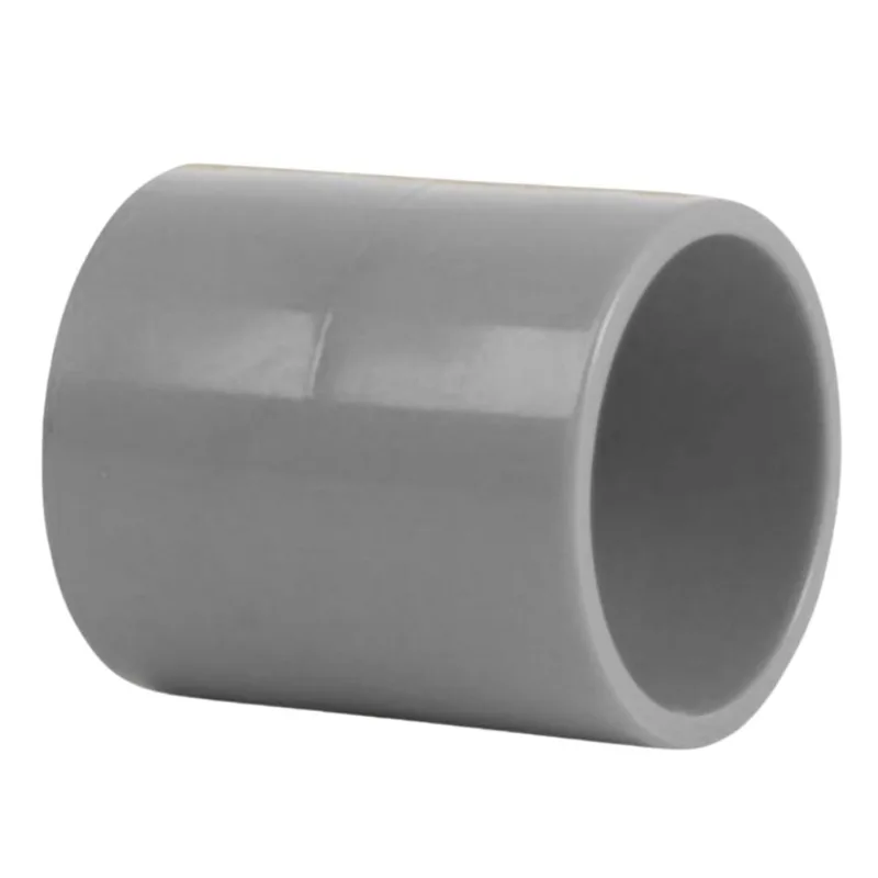 Luva Lisa de PVC TAF Luva Lisa PVC 1/2" Cinza TAF