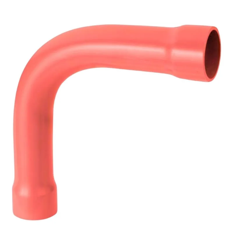 Curva 90º PVC Normal com Bolsa de PVC TAF Curva 90° Normal com Bolsa PVC 3/4" Vermelho TAF