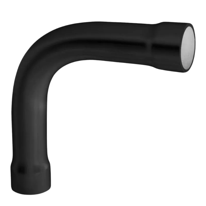 Curva 90º PVC Normal com Bolsa de PVC TAF Curva 90° Normal com Bolsa PVC 3/4" Preta TAF