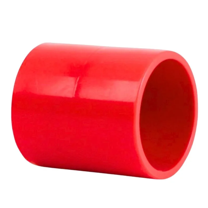 Luva Lisa de PVC TAF Luva Lisa PVC 3/4" Vermelha TAF