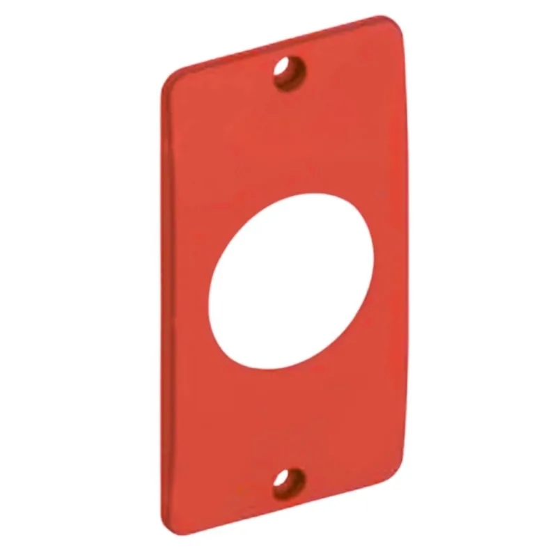 Tampa para Tomada Redonda PVC para Condulete TAF Tampa para Tomada Redonda PVC para Condulete 1/2" e 3/4" TAF Vermelha