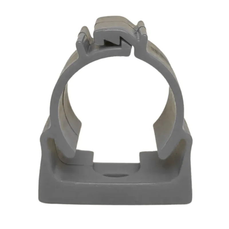 Abraçadeira de PVC 1 peça TAF Abraçadeira PVC 3/4" Cinza TAF