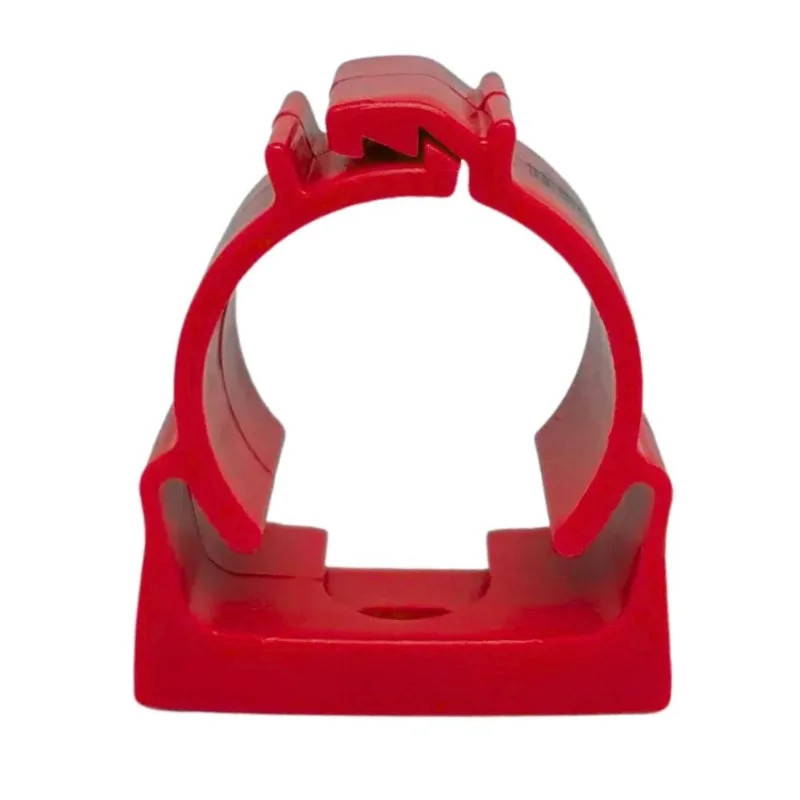 Abraçadeira de PVC 1 peça TAF Abraçadeira PVC 1" Vermelha TAF