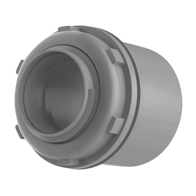 Conector Reto PVC TAF Conector Reto PVC 1/2" Cinza TAF