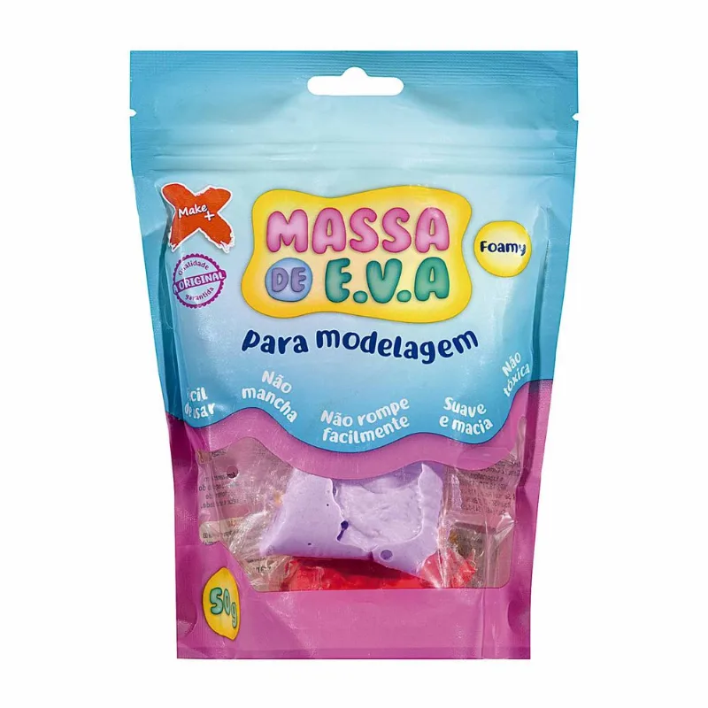 Massa de E.V.A para Modelagem 13020 Make+ 50g