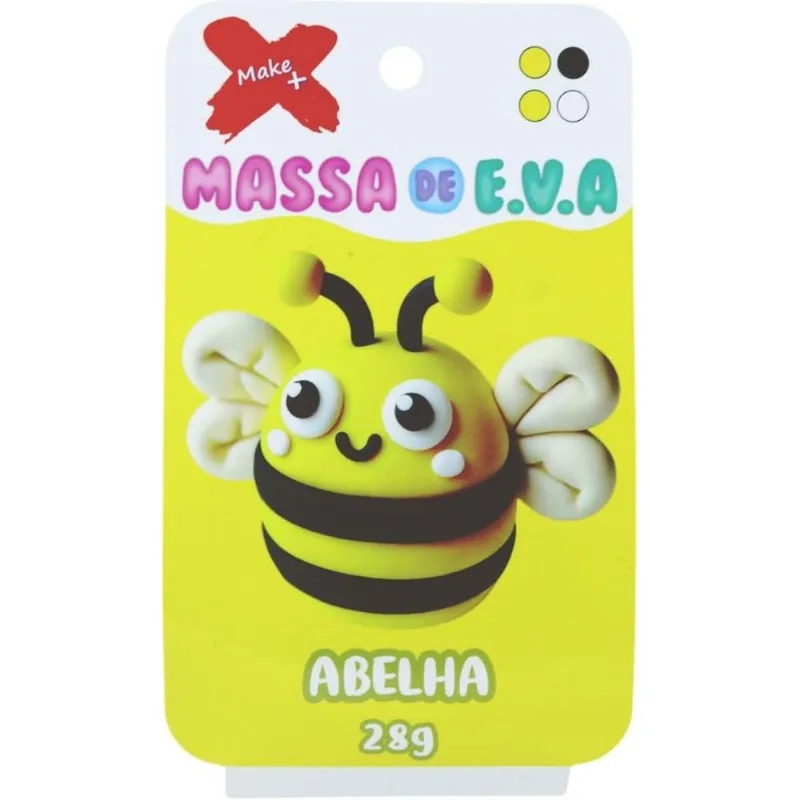 Massa Para Modelar Eva 28g 4 Cores Abelha
