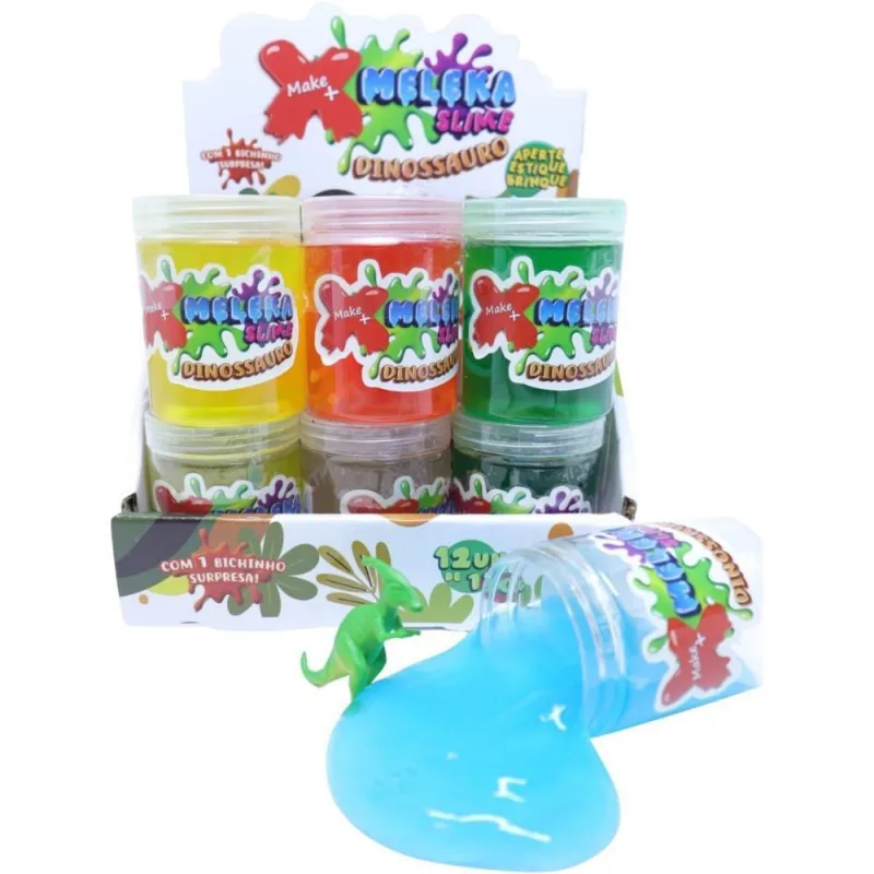 Slime Meleka Dinossauro Sortido 130G DP.C/12