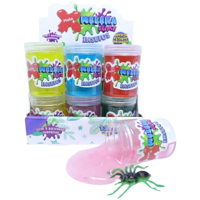 Slime Meleka Insetos Sortidos 130G DP.C/12