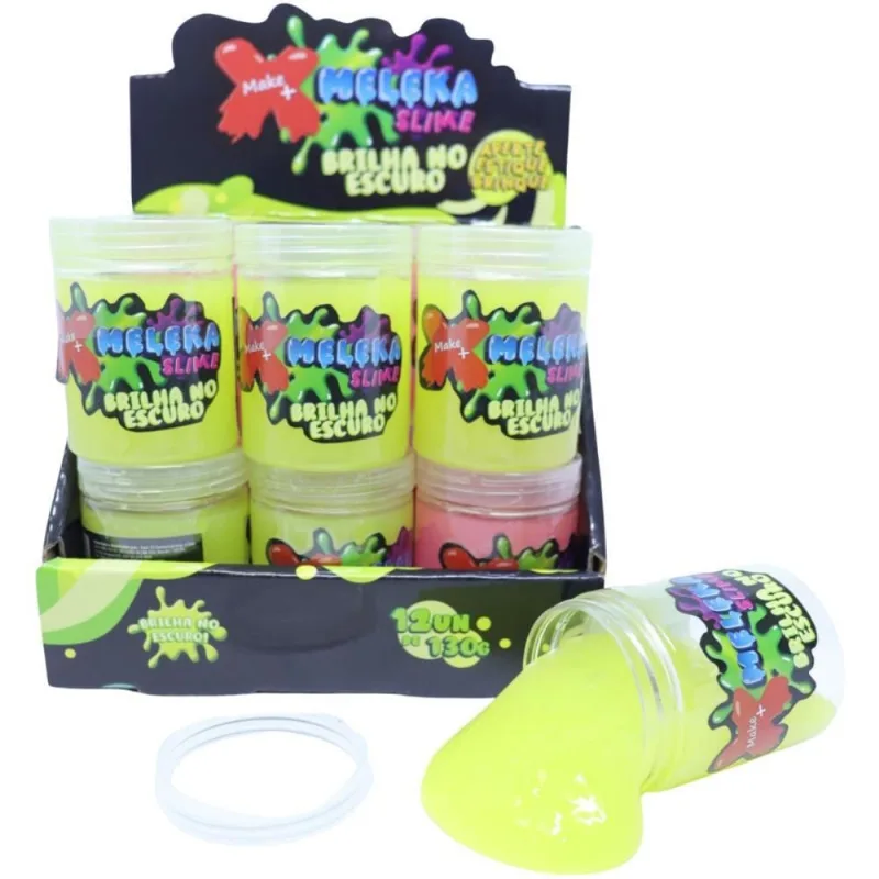 Slime Meleka Brilha NO Escuro 130G DP.C/12
