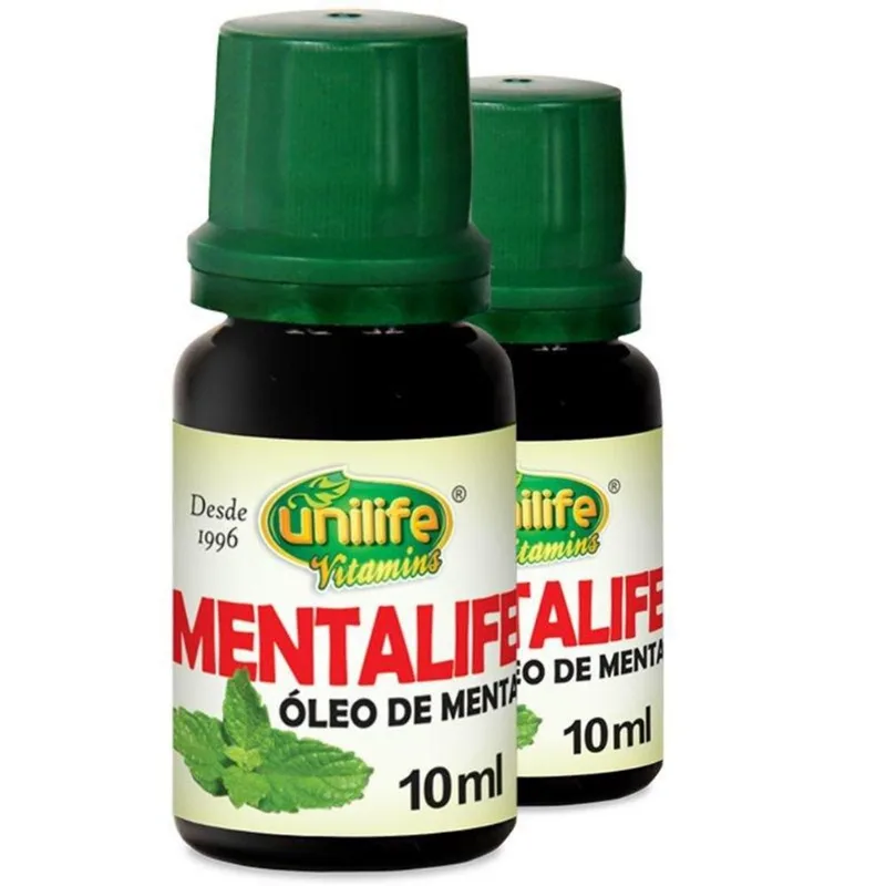 Kit 2 Óleo de Menta Mentalife 10ml Unilife