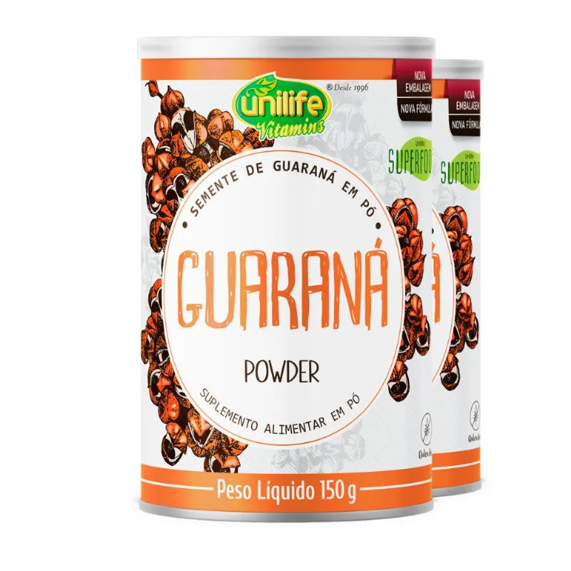 Kit 2 Guaraná Powder em Pó 150g Unilife
