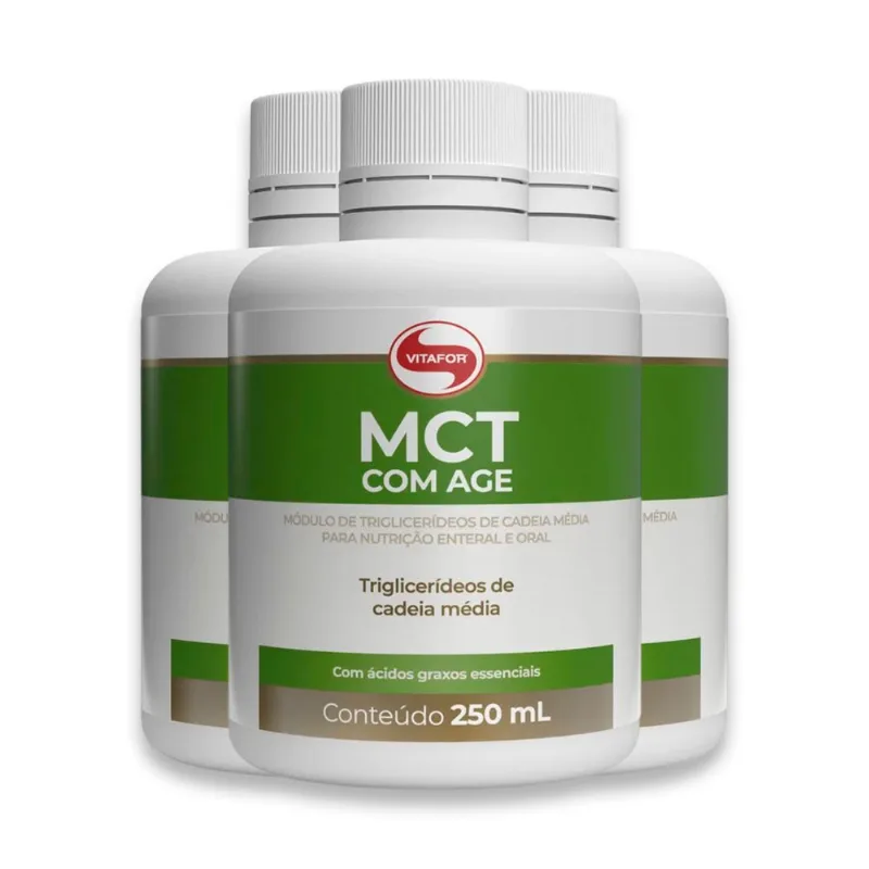 Kit 3 MCT Age Vitafor 250ml