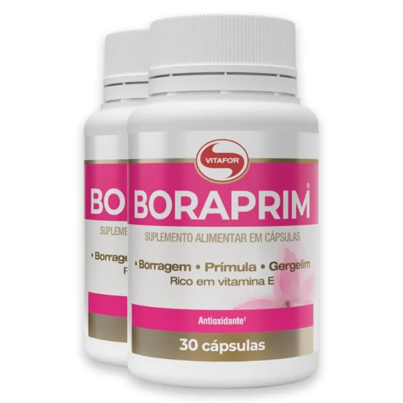 Kit 2 Boraprim Vitafor 30 Cápsulas