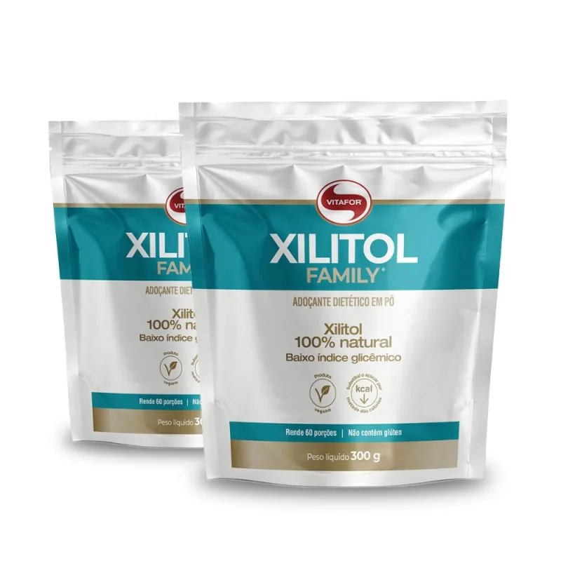 Kit 2 Xilitol Family Vitafor 300g - Vitafor