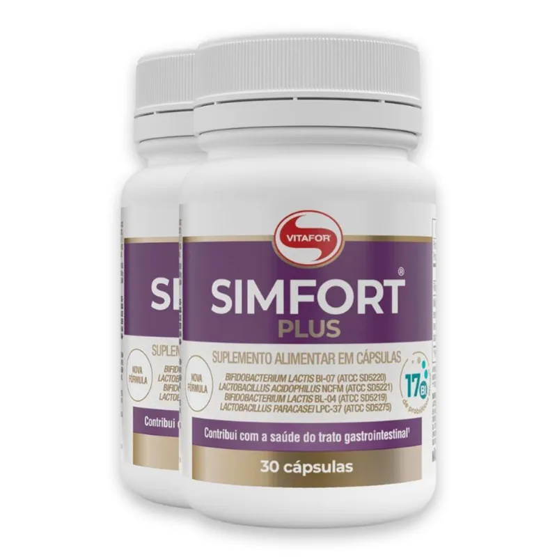 Kit 2 Simfort Plus Vitafor 30 Cápsulas