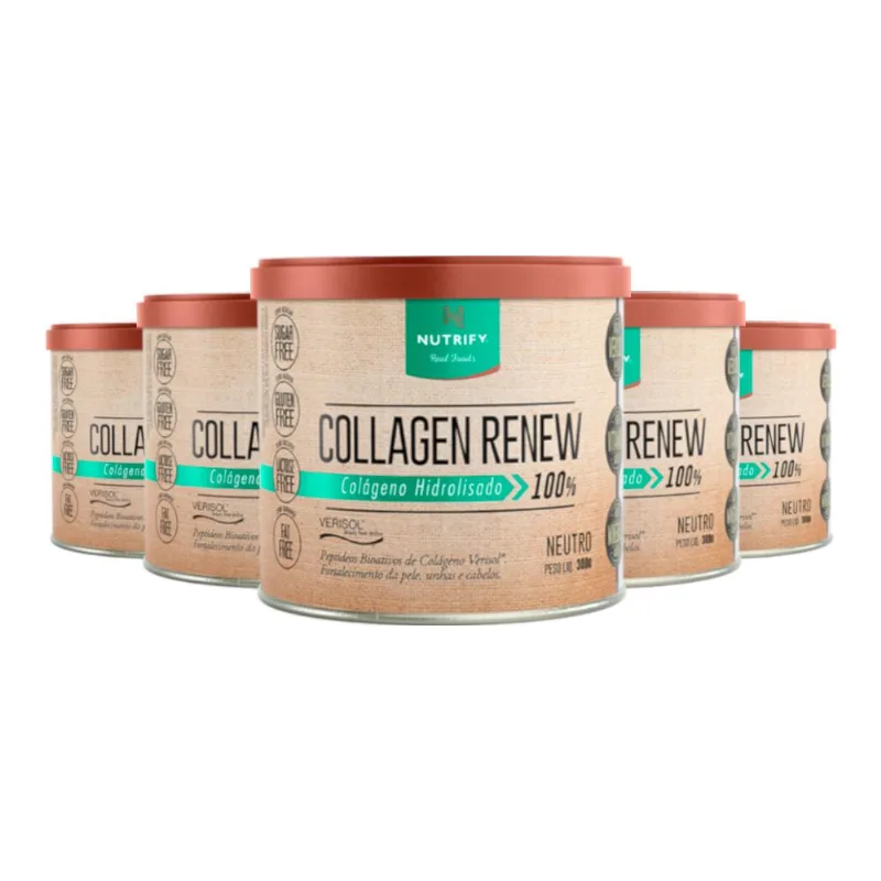 Kit 5 Collagen Renew Nutrify Neutro 300g